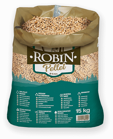 worek pelletu opałowego Robin do kupienia w Czerwionce-Leszczynach lub sklepie internetowym